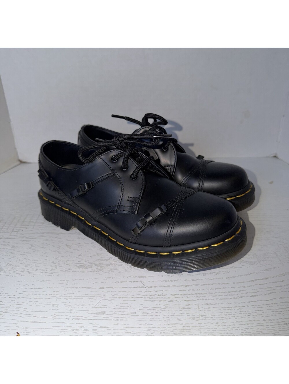 Dr. Martens Classic Elegant Bow Oxfords 1461 Black size Us 7